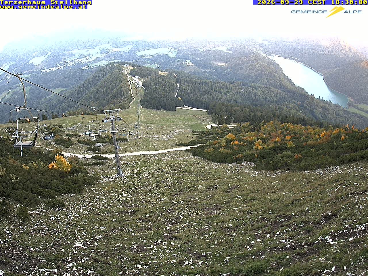 Archiv Foto Webcam Bergstation Gemeindealpe