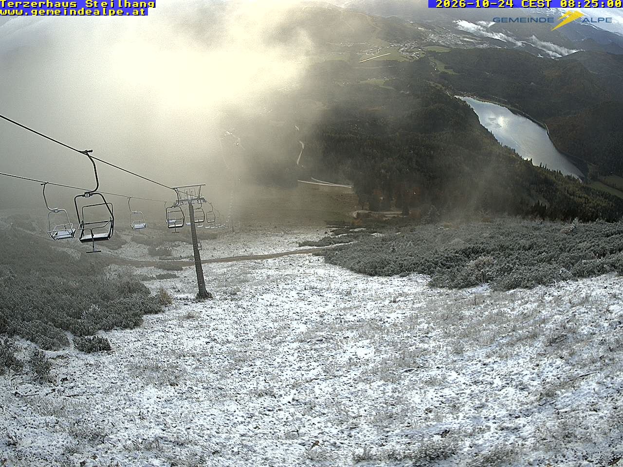 Archiv Foto Webcam Bergstation Gemeindealpe
