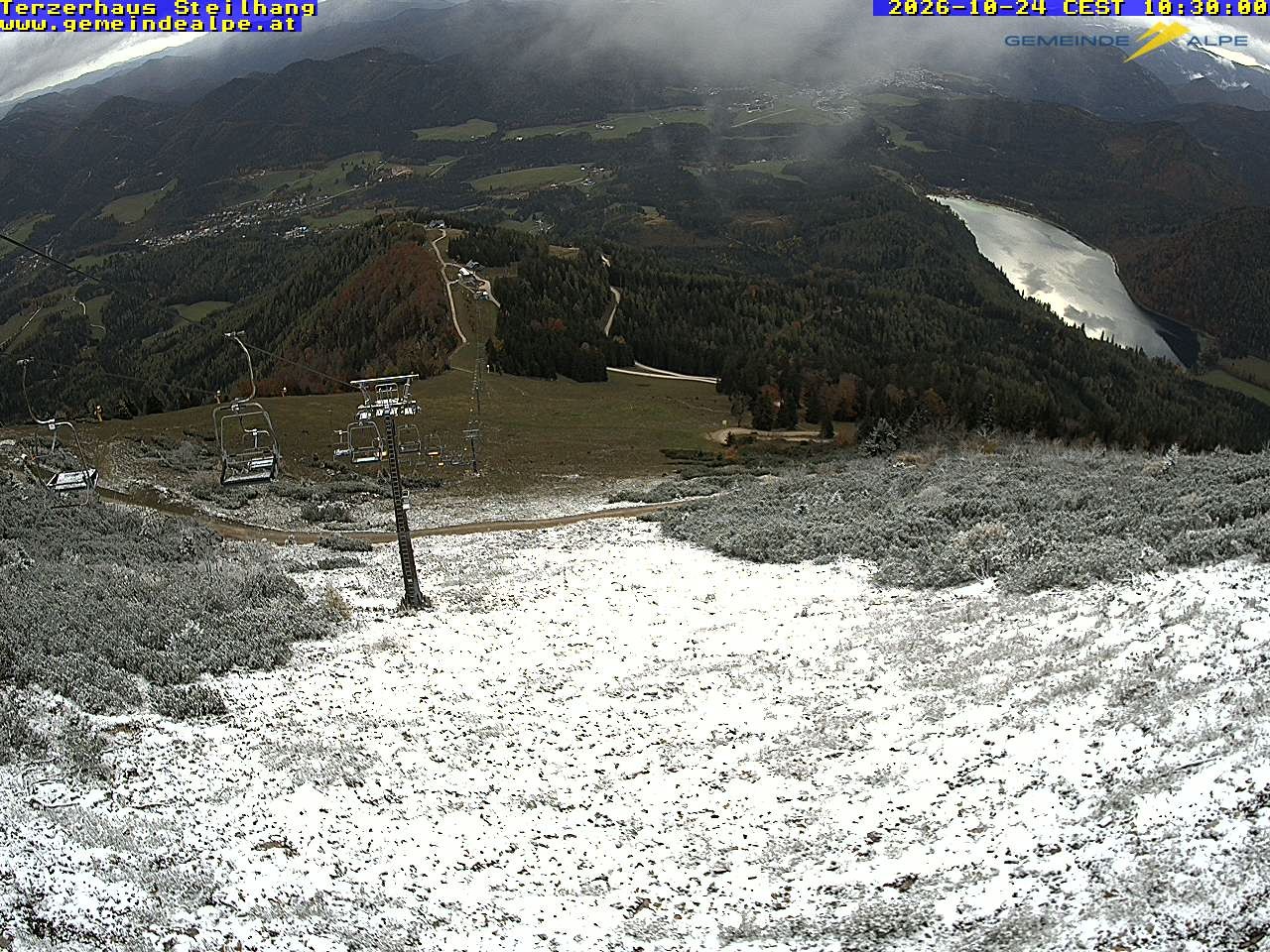 Archiv Foto Webcam Bergstation Gemeindealpe