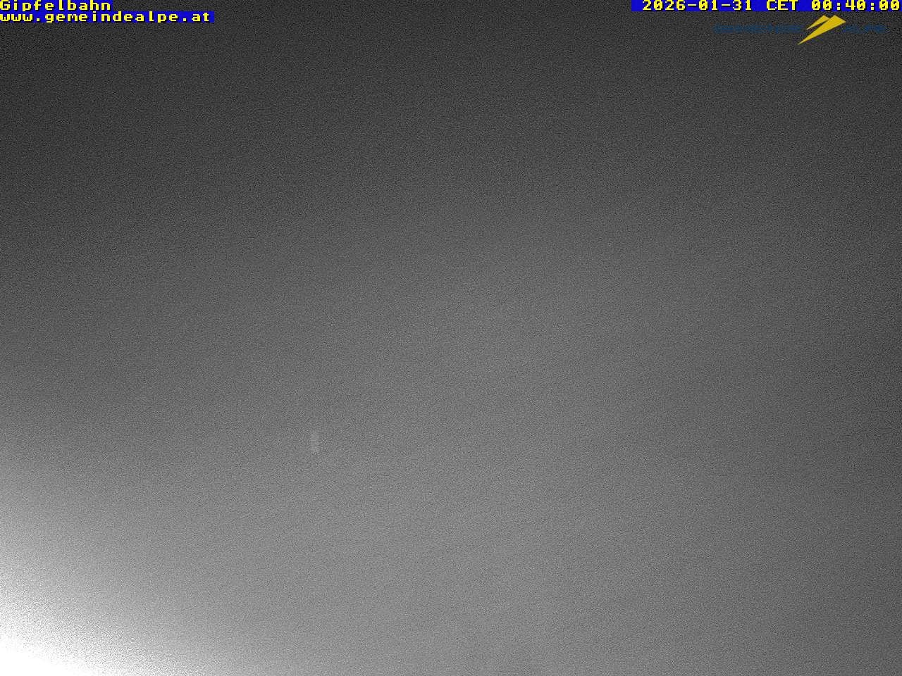 Archiv Foto Webcam Gemeindealpe Gipfelbahn und Gipfel