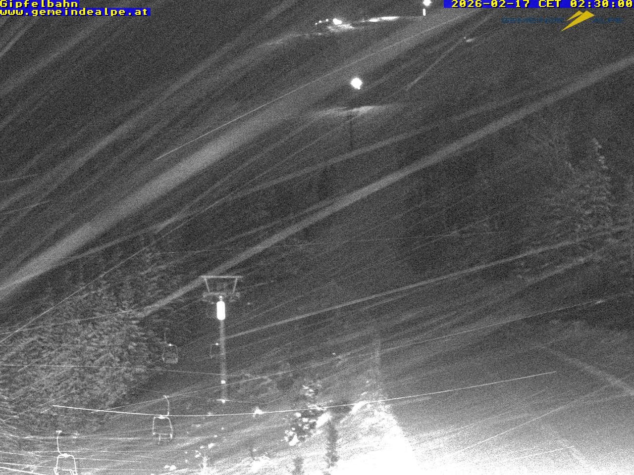 Archiv Foto Webcam Gemeindealpe Gipfelbahn und Gipfel