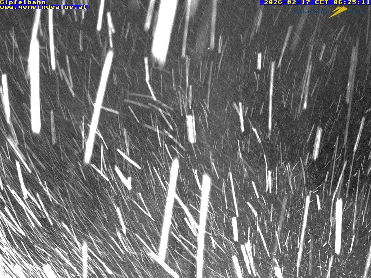 Archiv Foto Webcam Gemeindealpe Gipfelbahn und Gipfel