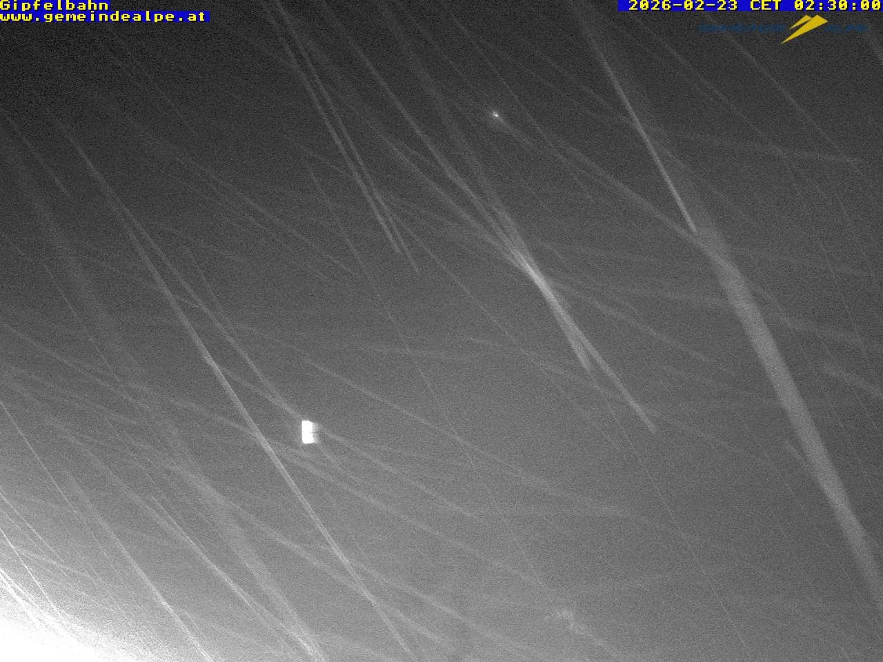 Archiv Foto Webcam Gemeindealpe Gipfelbahn und Gipfel