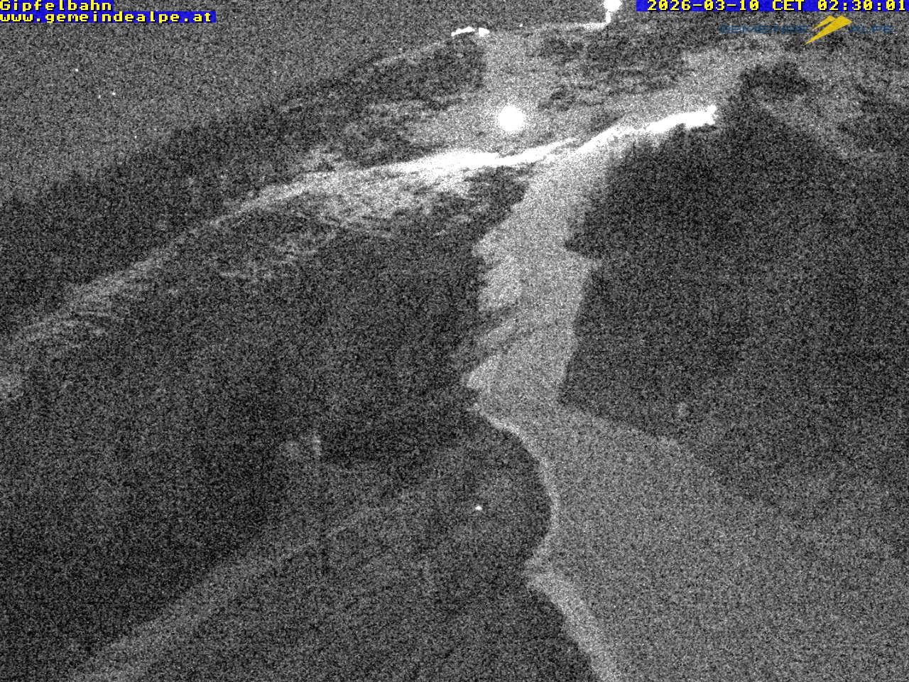 Archiv Foto Webcam Gemeindealpe Gipfelbahn und Gipfel