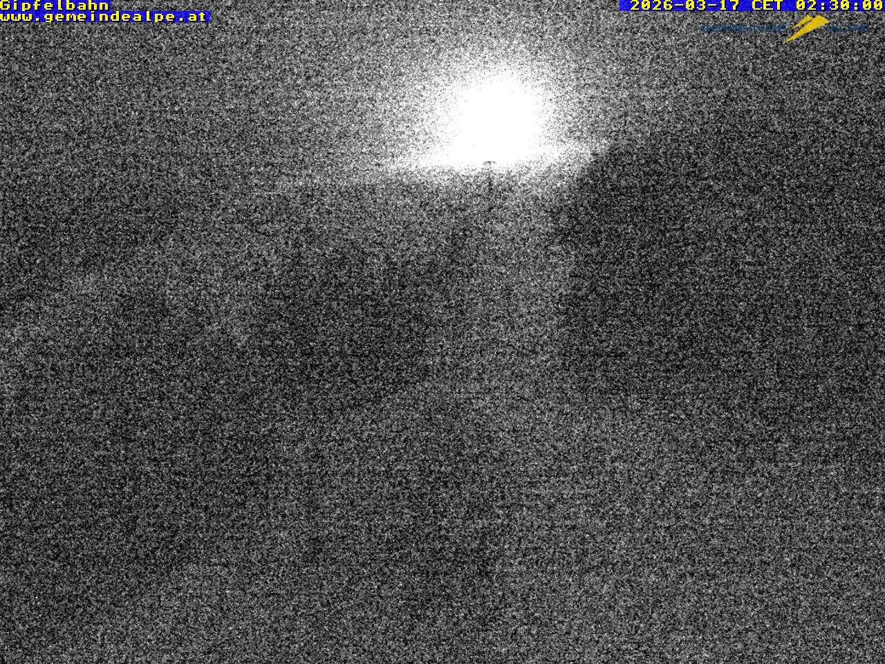 Archiv Foto Webcam Gemeindealpe Gipfelbahn und Gipfel