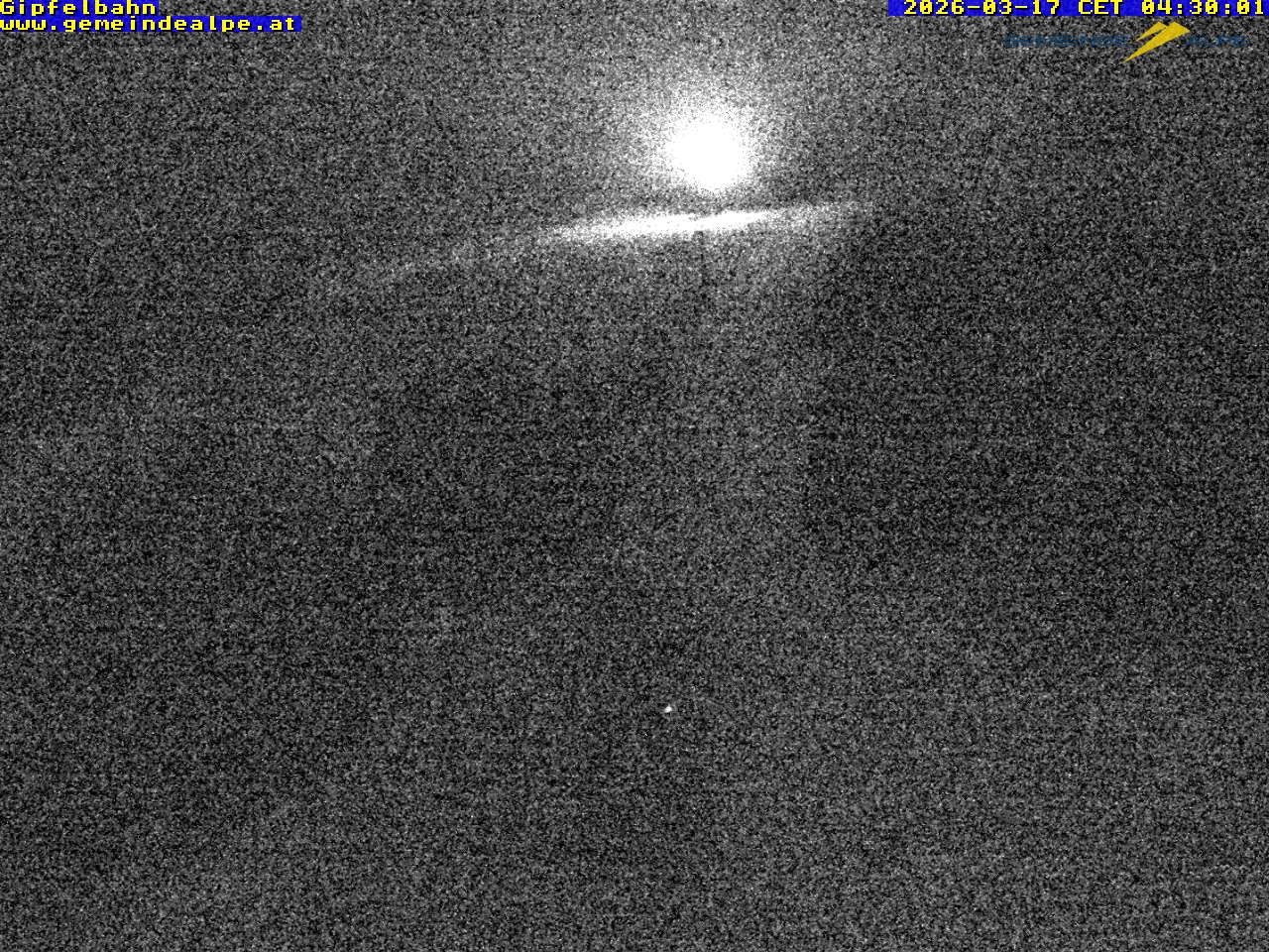 Archiv Foto Webcam Gemeindealpe Gipfelbahn und Gipfel