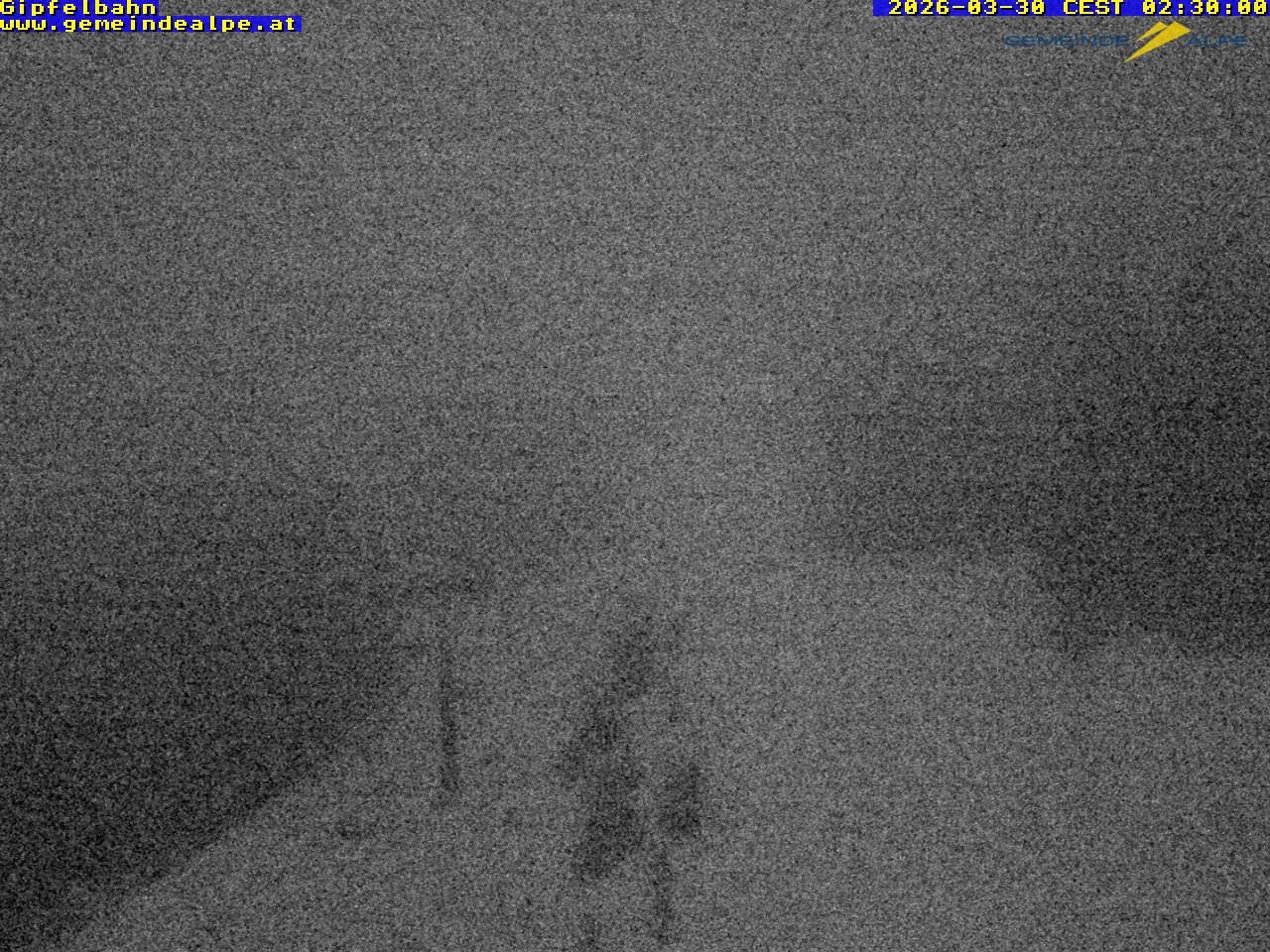 Archiv Foto Webcam Gemeindealpe Gipfelbahn und Gipfel