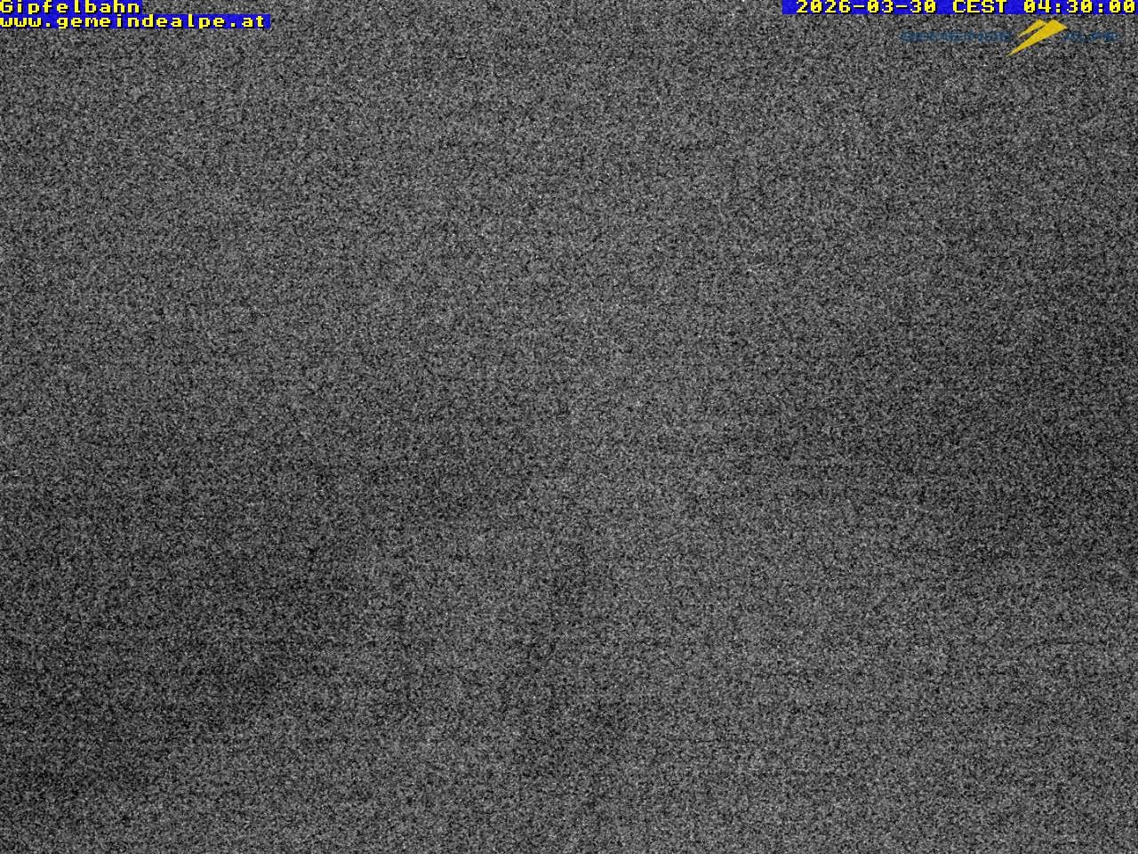 Archiv Foto Webcam Gemeindealpe Gipfelbahn und Gipfel