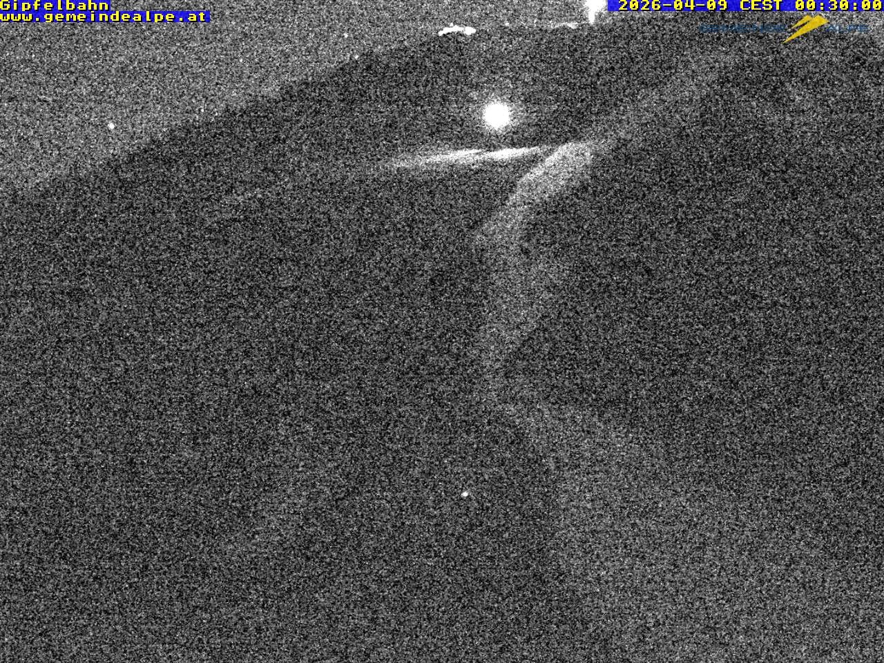 Archiv Foto Webcam Gemeindealpe Gipfelbahn und Gipfel