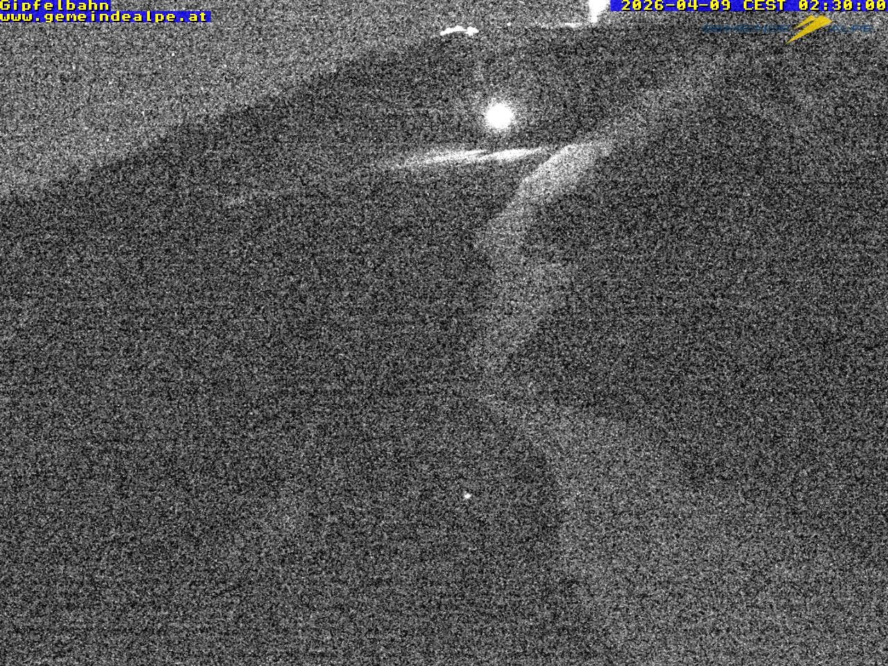 Archiv Foto Webcam Gemeindealpe Gipfelbahn und Gipfel