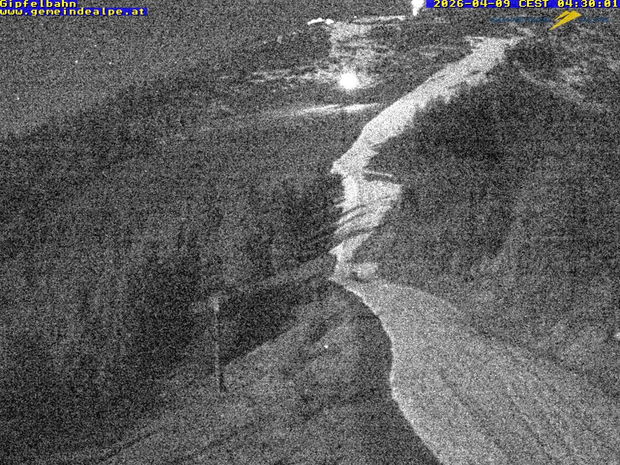 Archiv Foto Webcam Gemeindealpe Gipfelbahn und Gipfel