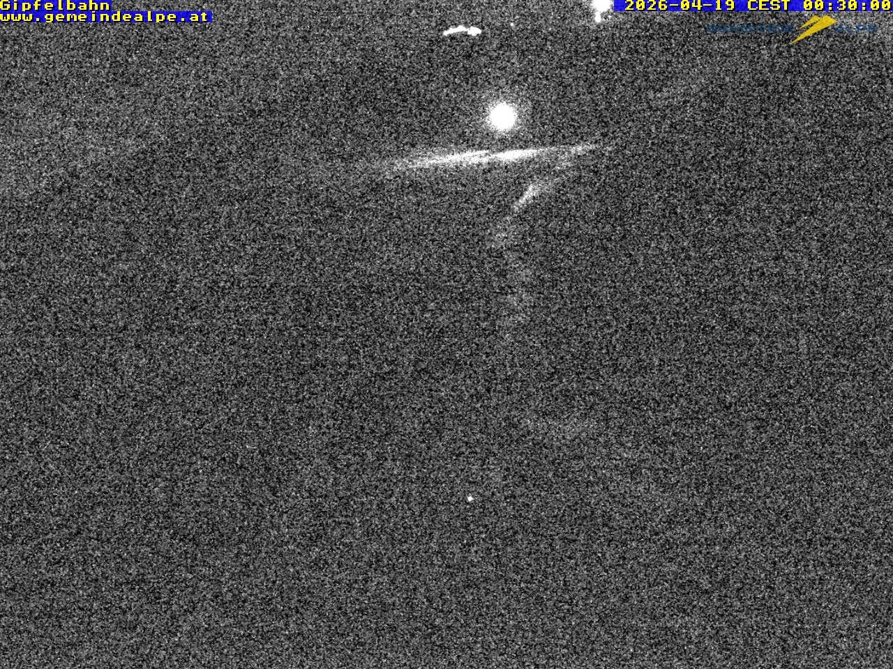 Archiv Foto Webcam Gemeindealpe Gipfelbahn und Gipfel