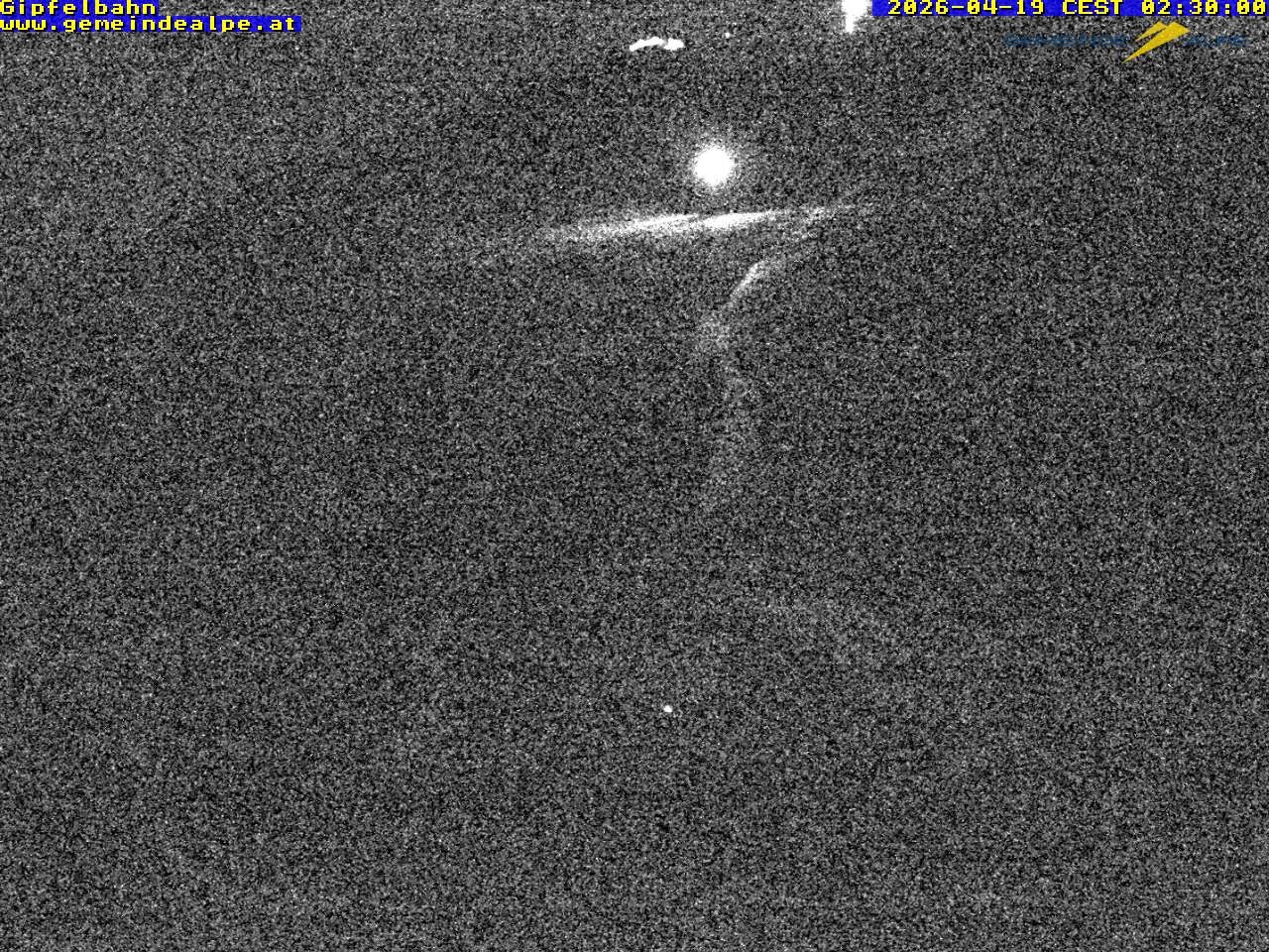 Archiv Foto Webcam Gemeindealpe Gipfelbahn und Gipfel