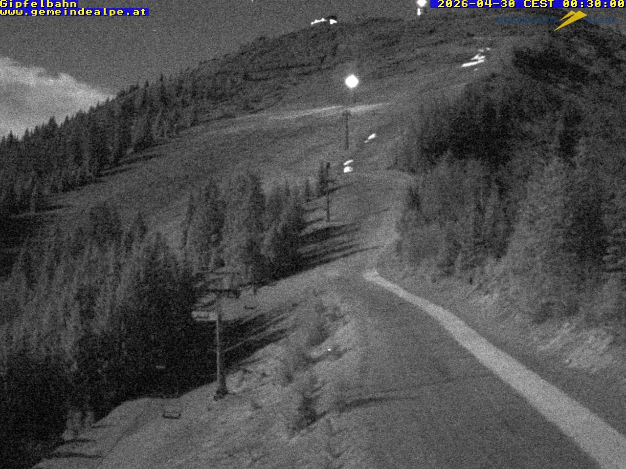 Archiv Foto Webcam Gemeindealpe Gipfelbahn und Gipfel