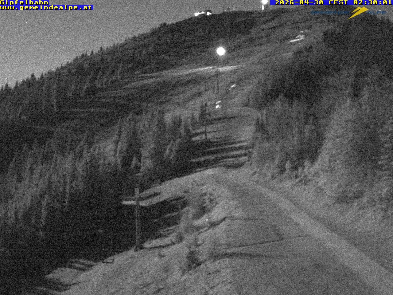 Archiv Foto Webcam Gemeindealpe Gipfelbahn und Gipfel