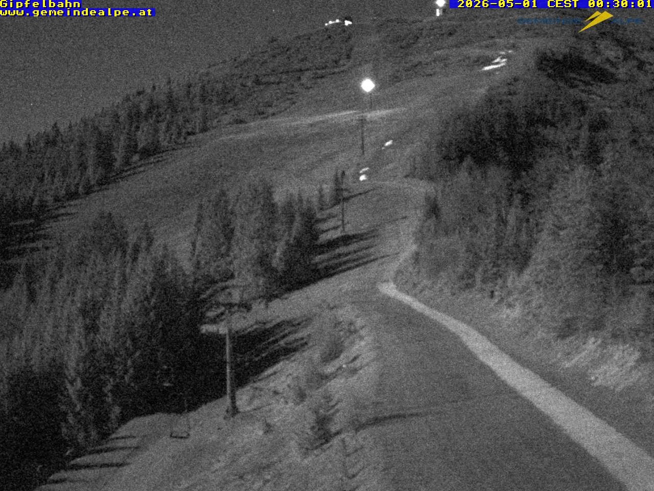 Archiv Foto Webcam Gemeindealpe Gipfelbahn und Gipfel