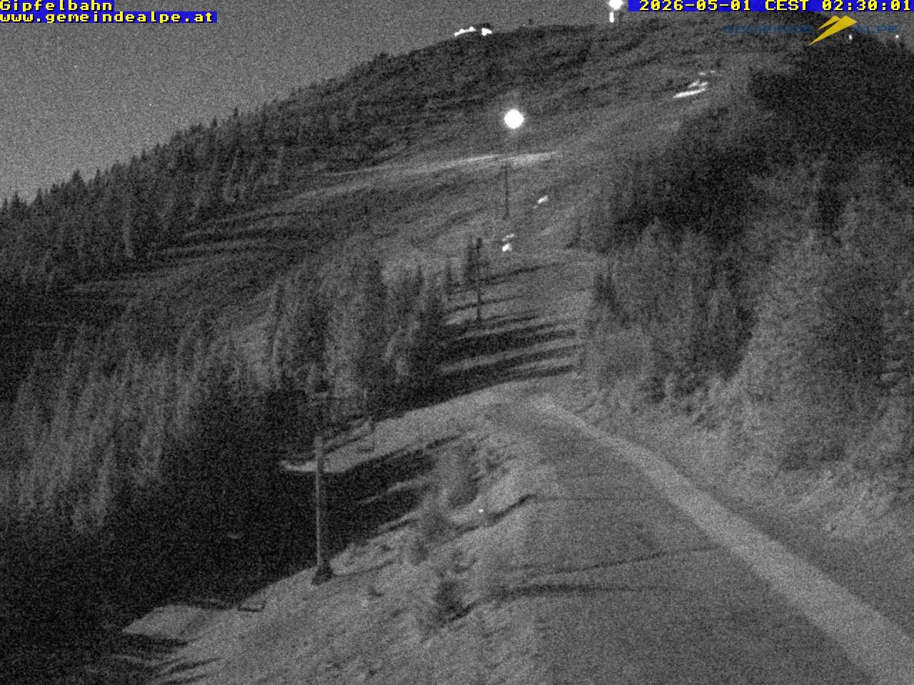 Archiv Foto Webcam Gemeindealpe Gipfelbahn und Gipfel