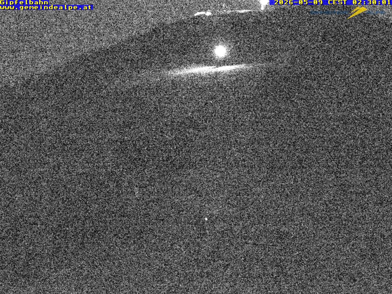 Archiv Foto Webcam Gemeindealpe Gipfelbahn und Gipfel