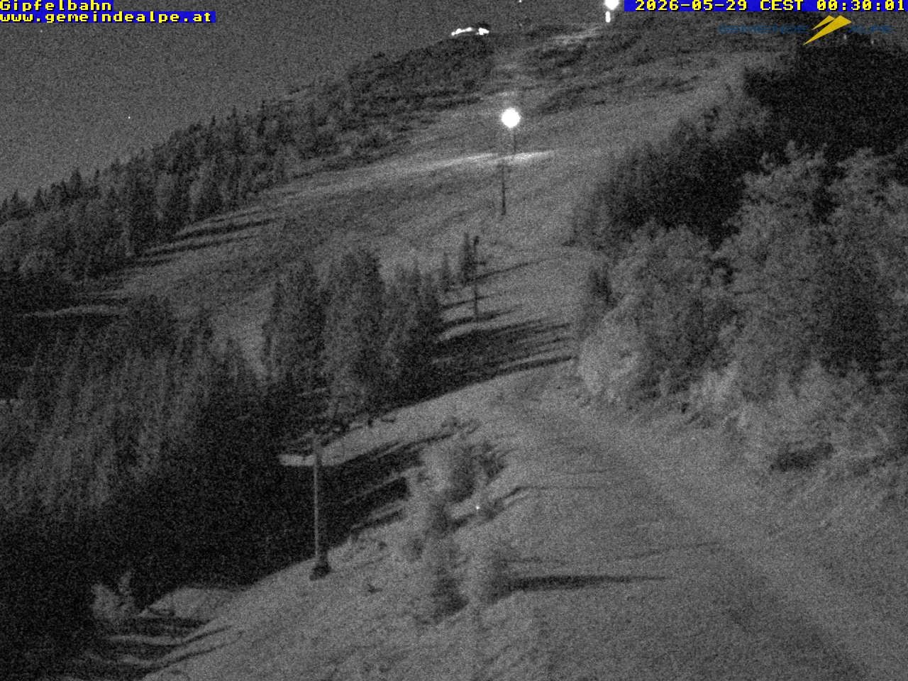 Archiv Foto Webcam Gemeindealpe Gipfelbahn und Gipfel