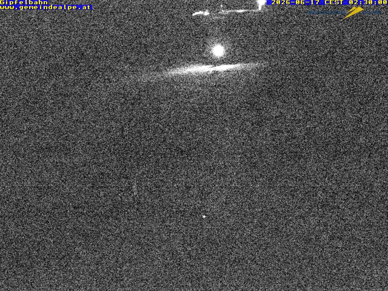 Archiv Foto Webcam Gemeindealpe Gipfelbahn und Gipfel