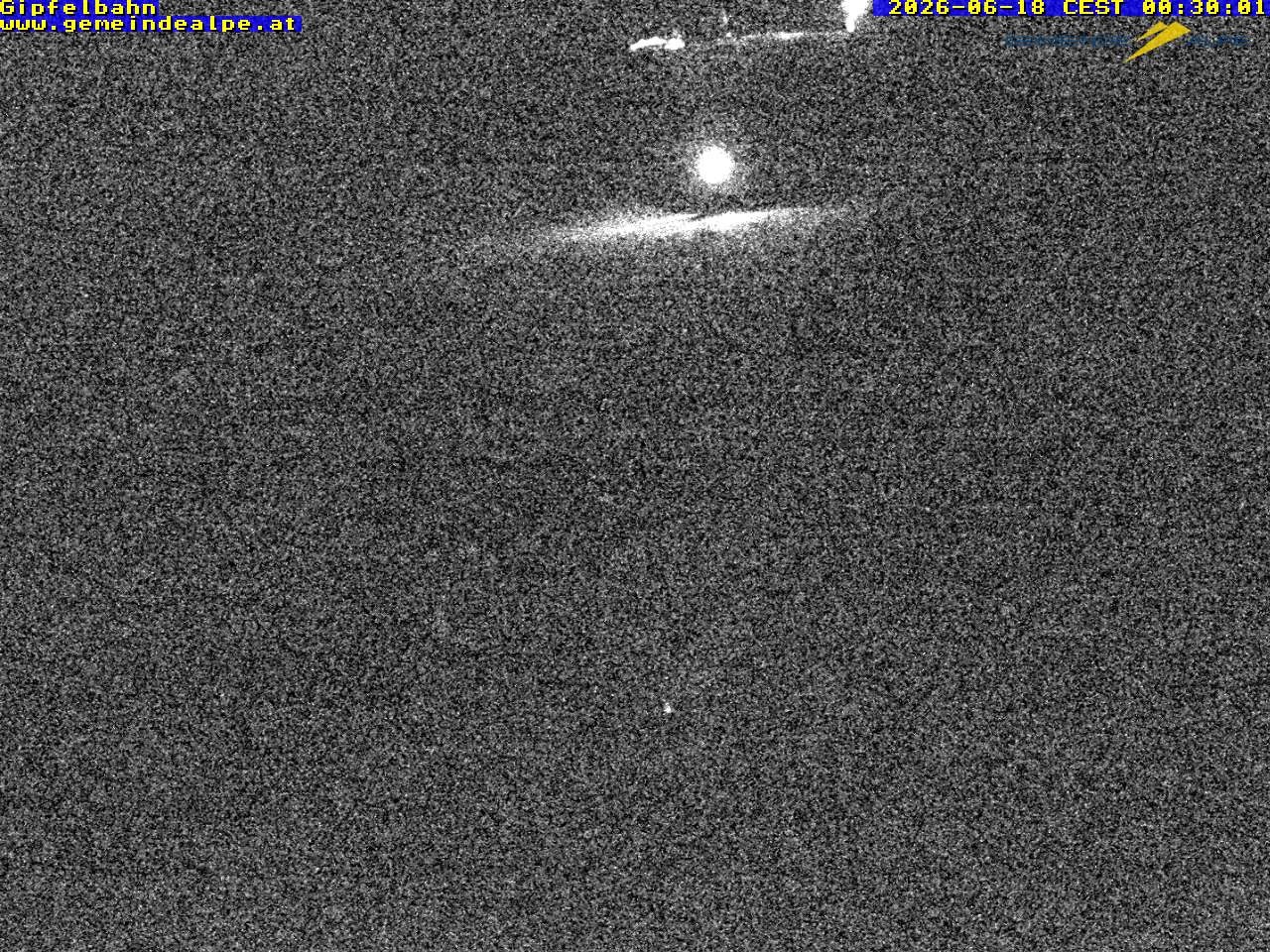 Archiv Foto Webcam Gemeindealpe Gipfelbahn und Gipfel