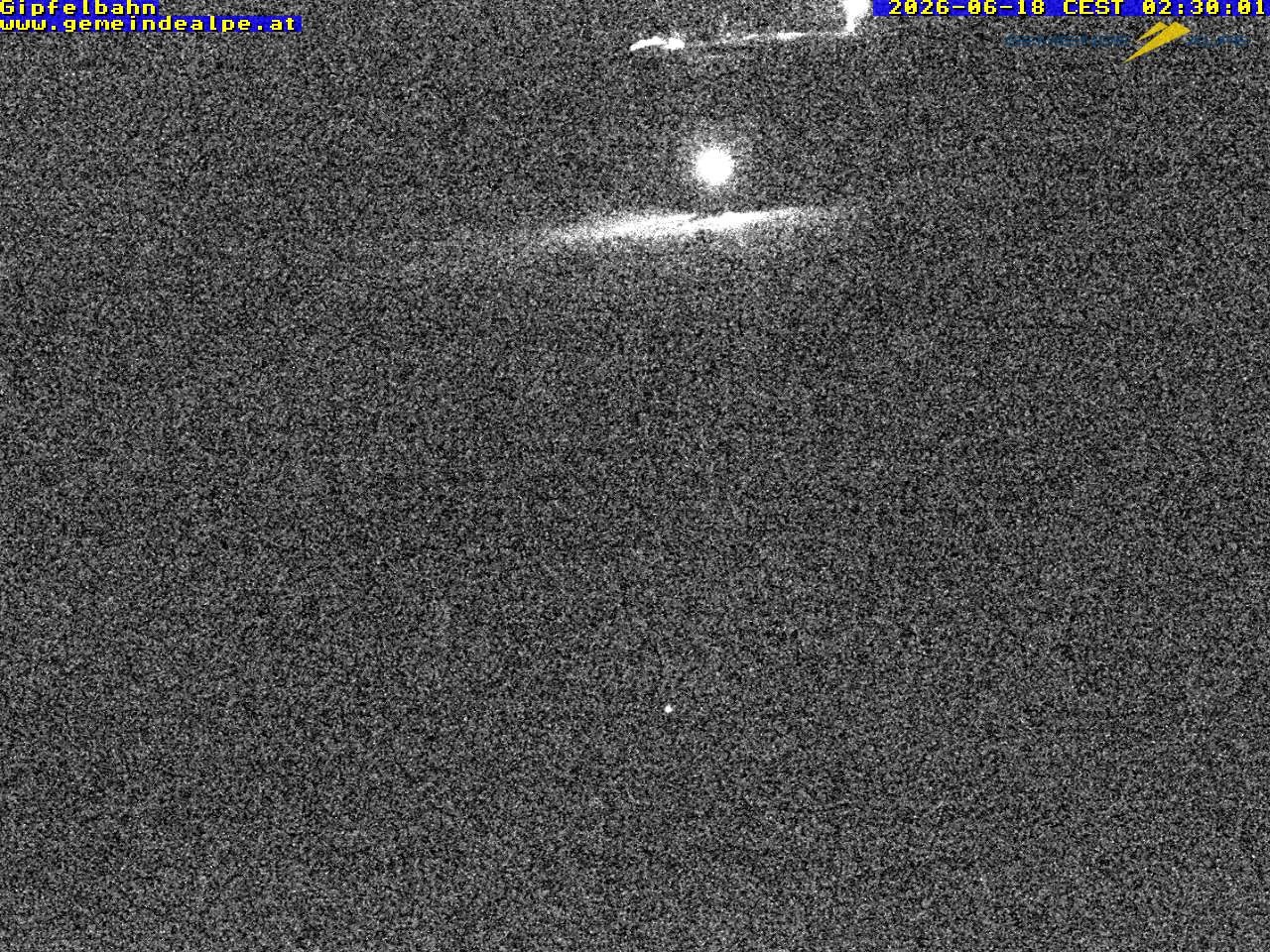 Archiv Foto Webcam Gemeindealpe Gipfelbahn und Gipfel