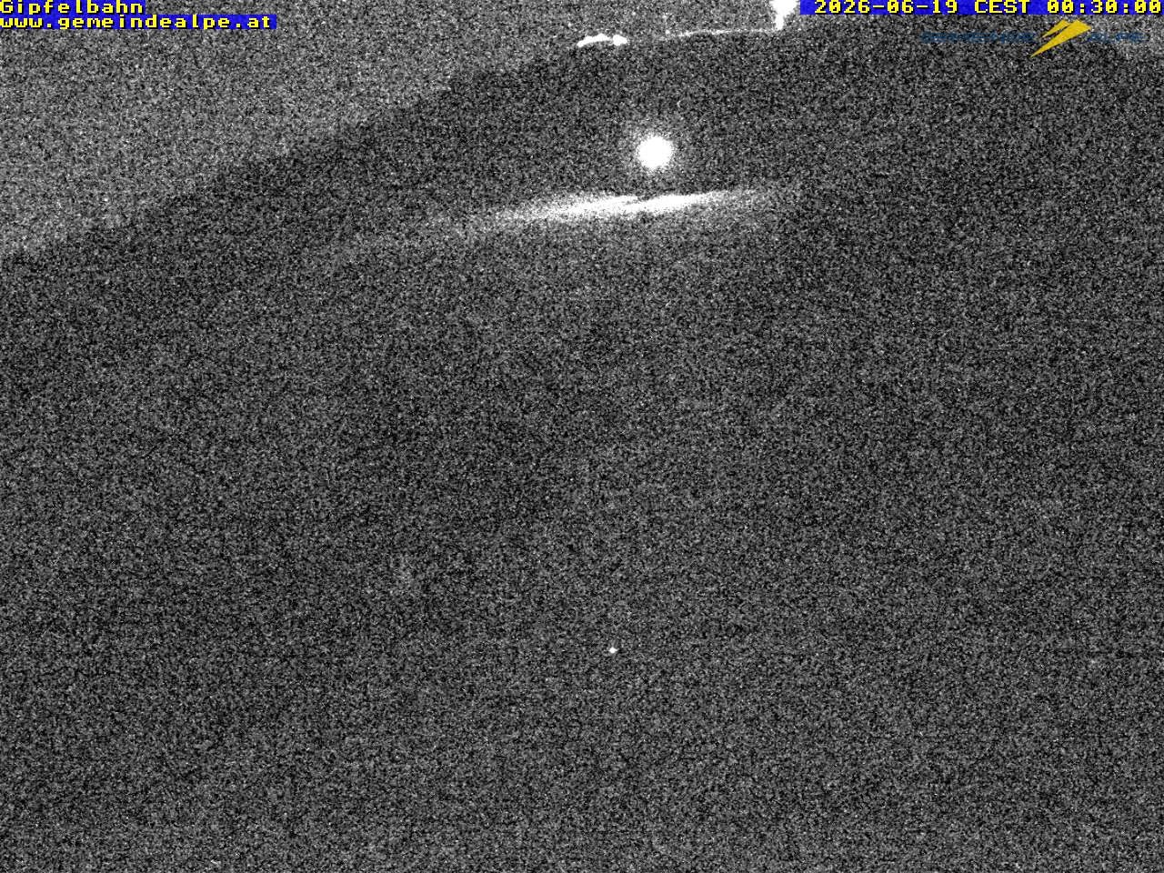 Archiv Foto Webcam Gemeindealpe Gipfelbahn und Gipfel