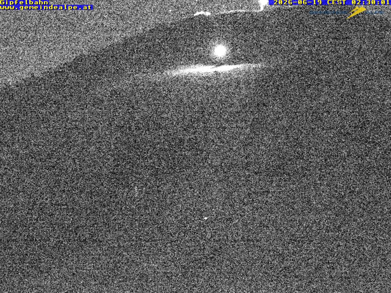 Archiv Foto Webcam Gemeindealpe Gipfelbahn und Gipfel