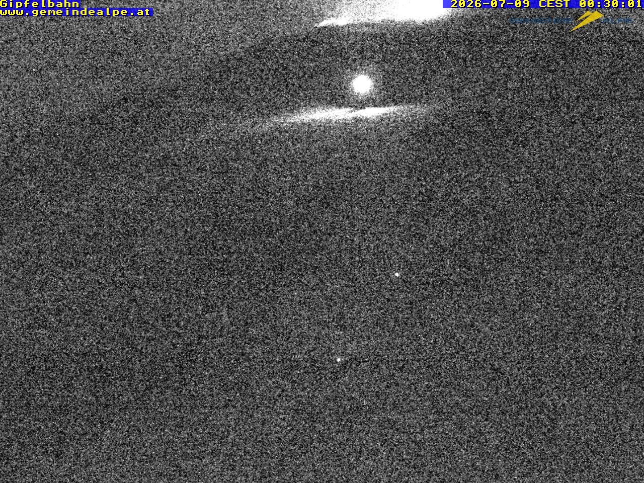 Archiv Foto Webcam Gemeindealpe Gipfelbahn und Gipfel
