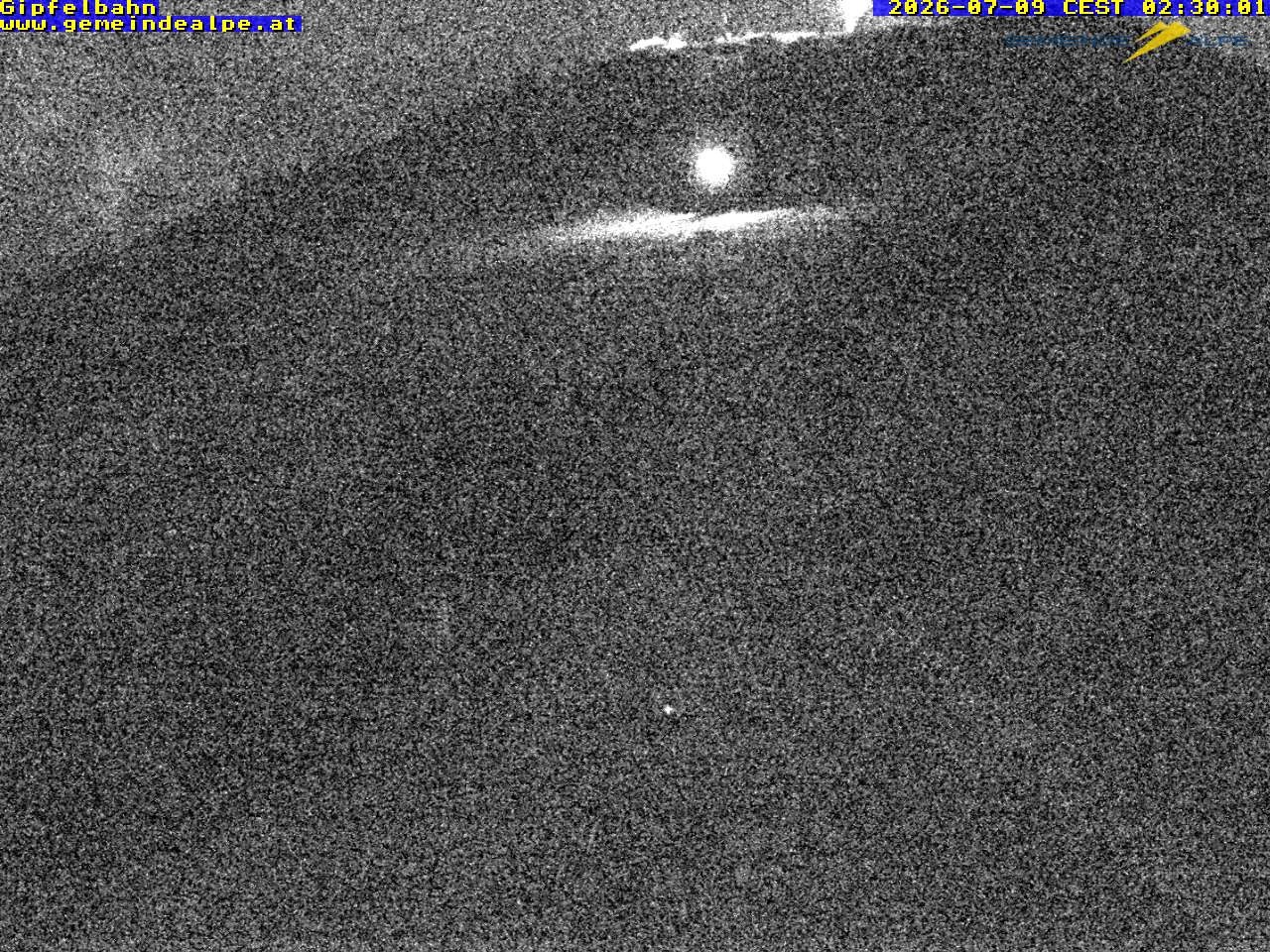 Archiv Foto Webcam Gemeindealpe Gipfelbahn und Gipfel