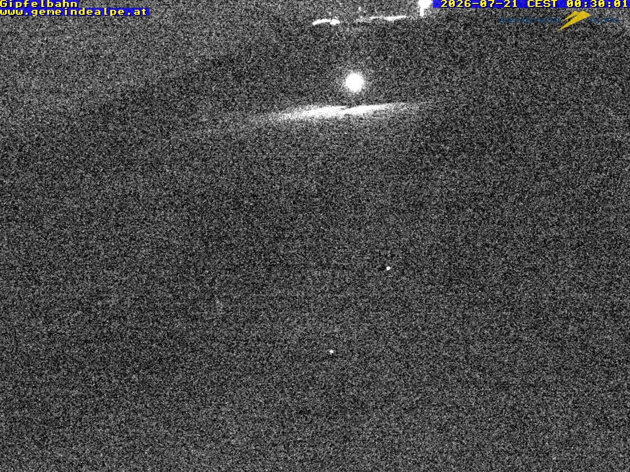 Archiv Foto Webcam Gemeindealpe Gipfelbahn und Gipfel