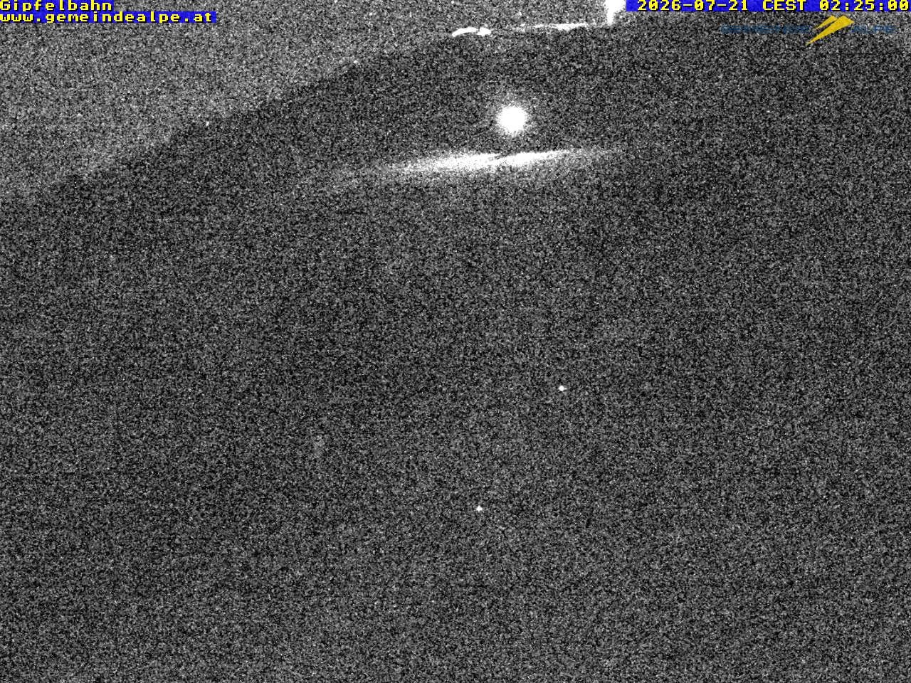 Archiv Foto Webcam Gemeindealpe Gipfelbahn und Gipfel