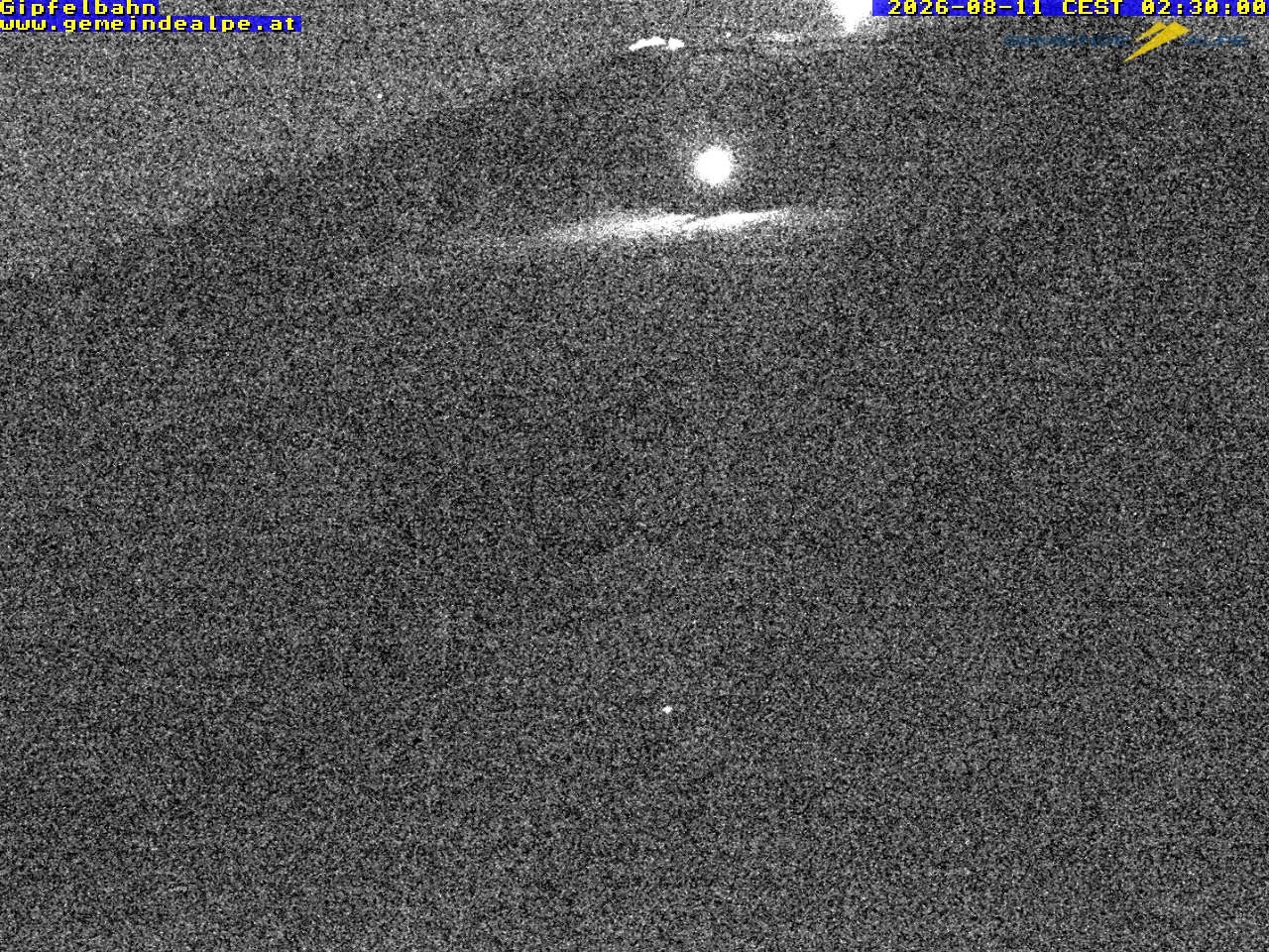 Archiv Foto Webcam Gemeindealpe Gipfelbahn und Gipfel