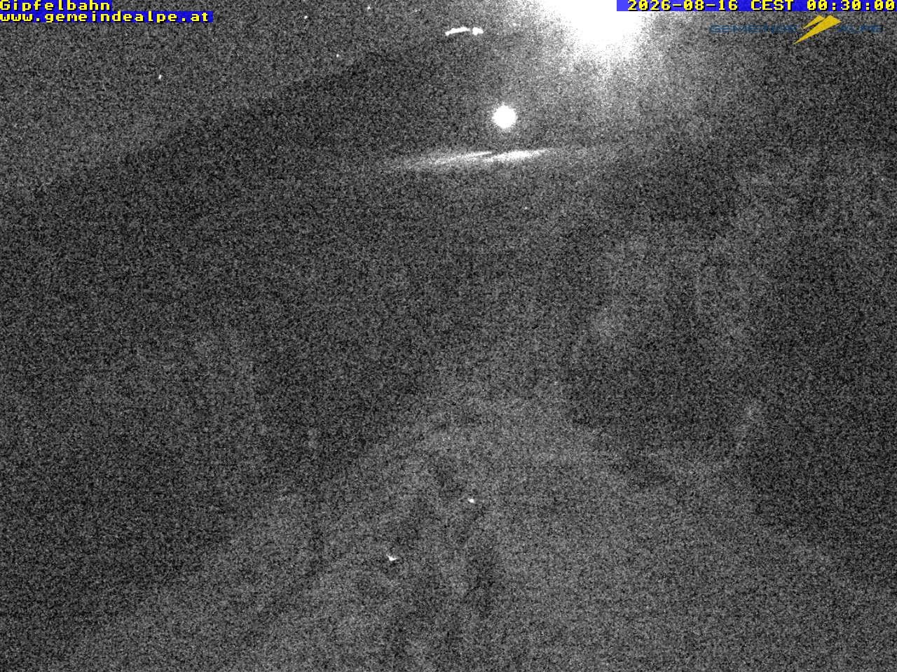 Archiv Foto Webcam Gemeindealpe Gipfelbahn und Gipfel