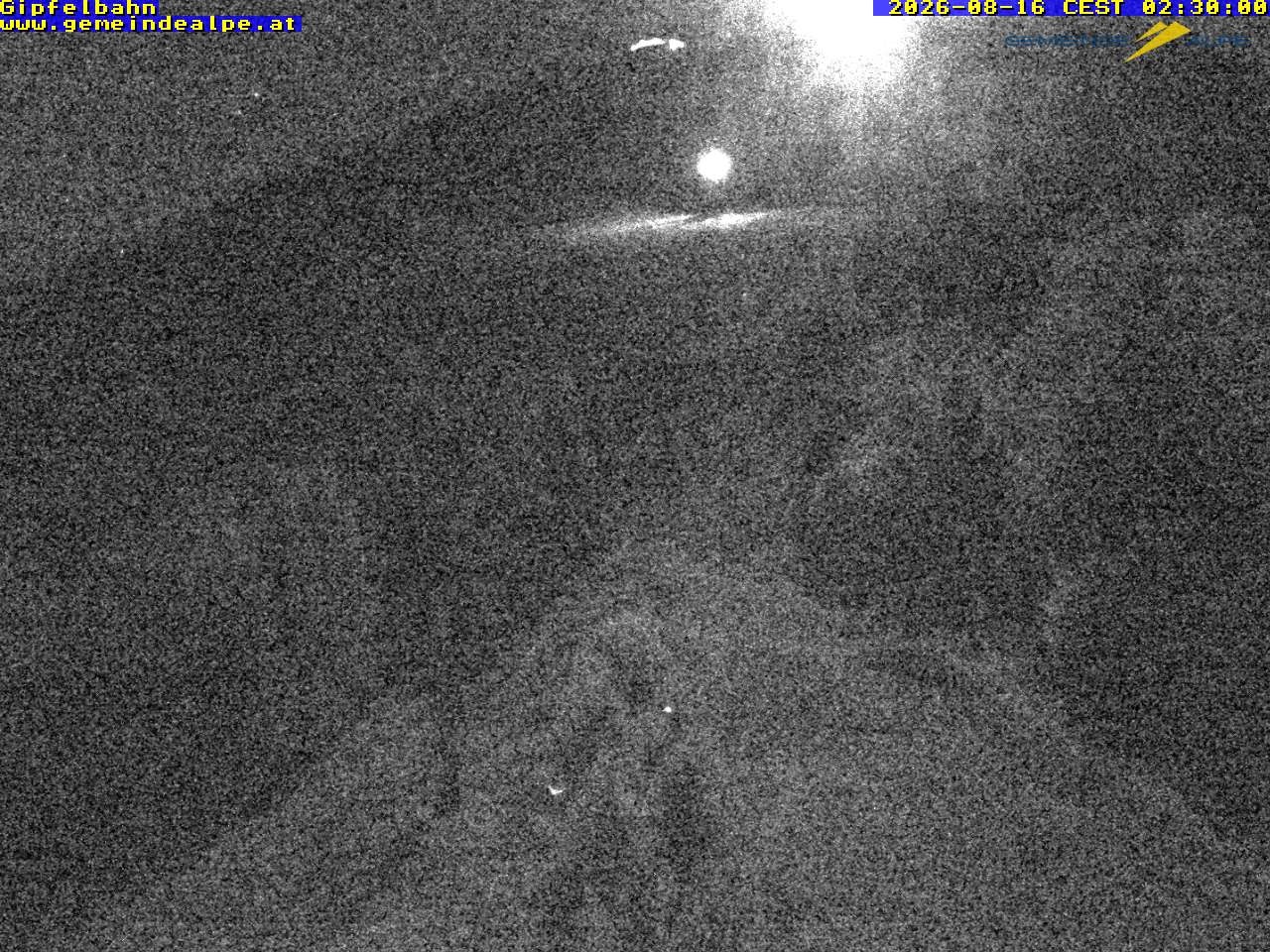 Archiv Foto Webcam Gemeindealpe Gipfelbahn und Gipfel