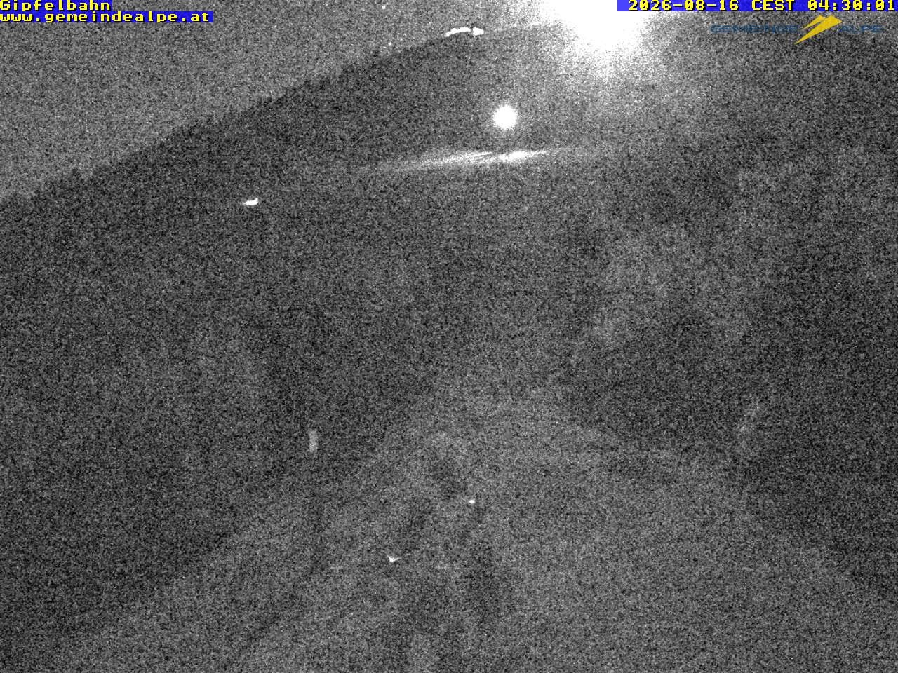 Archiv Foto Webcam Gemeindealpe Gipfelbahn und Gipfel