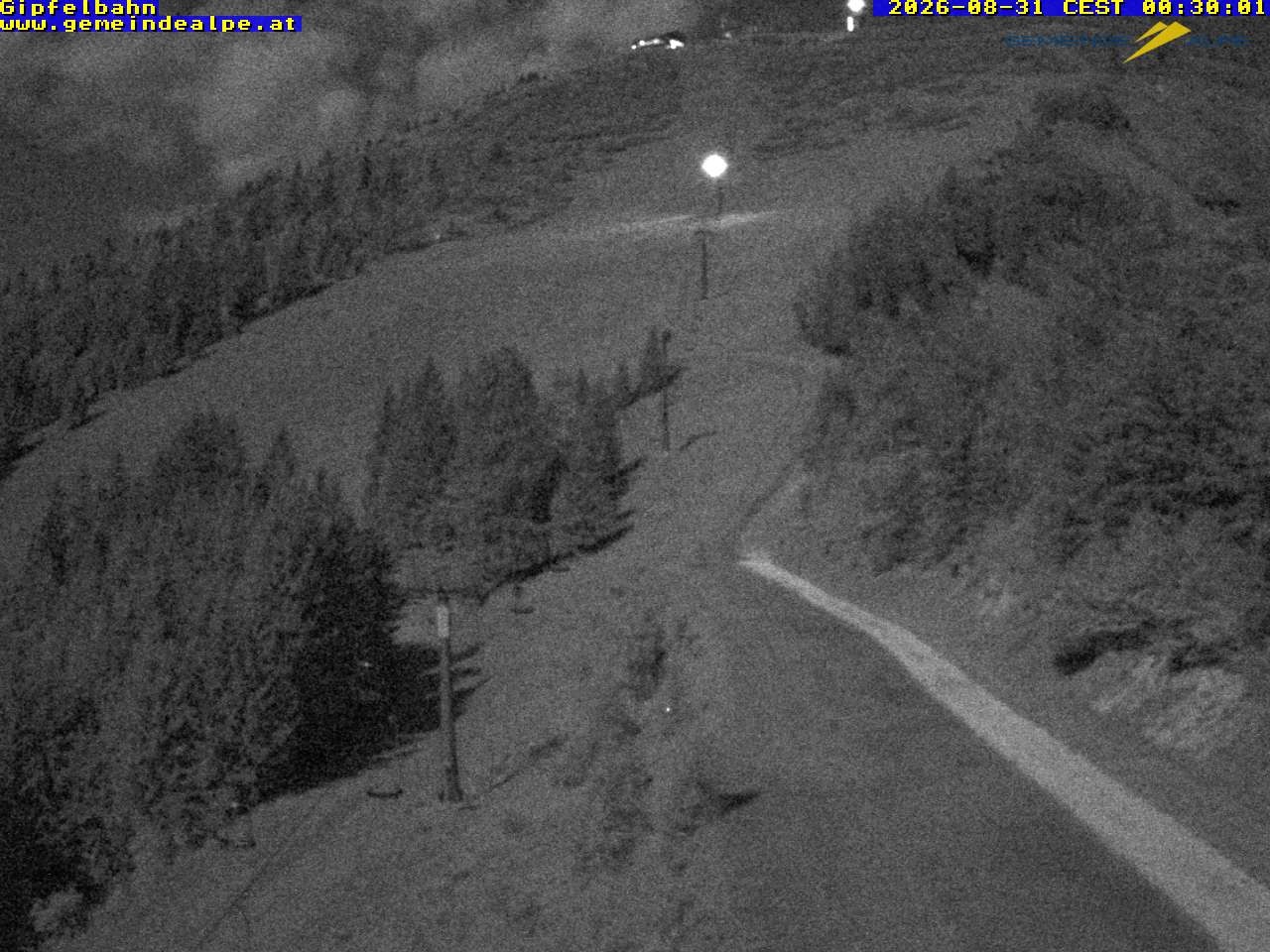 Archiv Foto Webcam Gemeindealpe Gipfelbahn und Gipfel