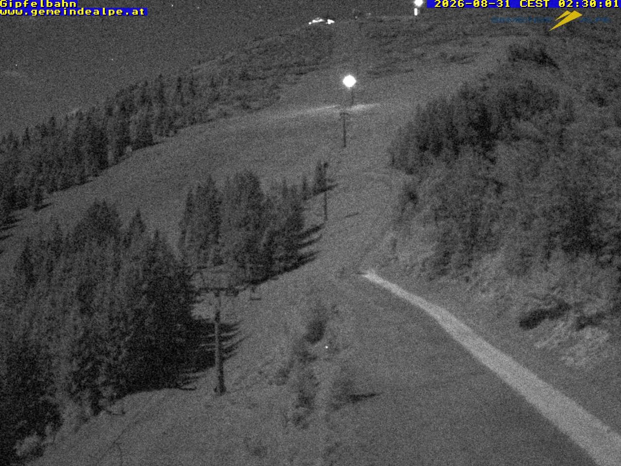 Archiv Foto Webcam Gemeindealpe Gipfelbahn und Gipfel