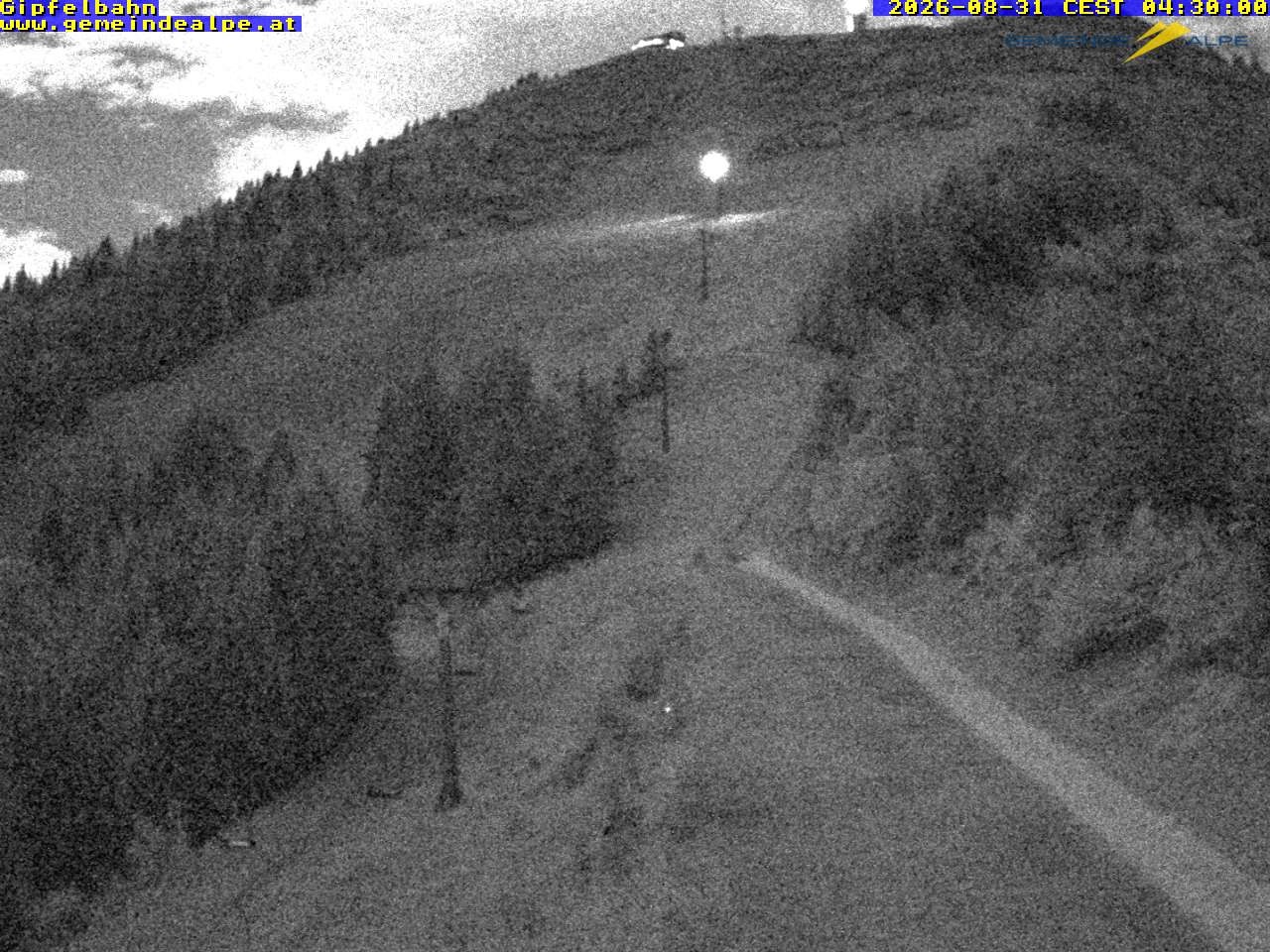 Archiv Foto Webcam Gemeindealpe Gipfelbahn und Gipfel