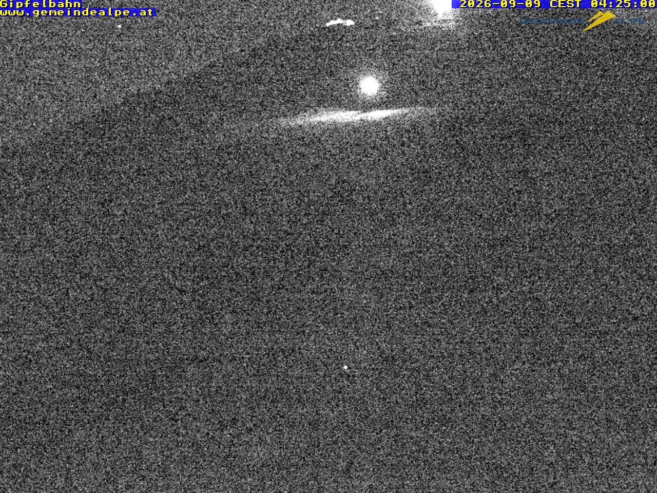 Archiv Foto Webcam Gemeindealpe Gipfelbahn und Gipfel
