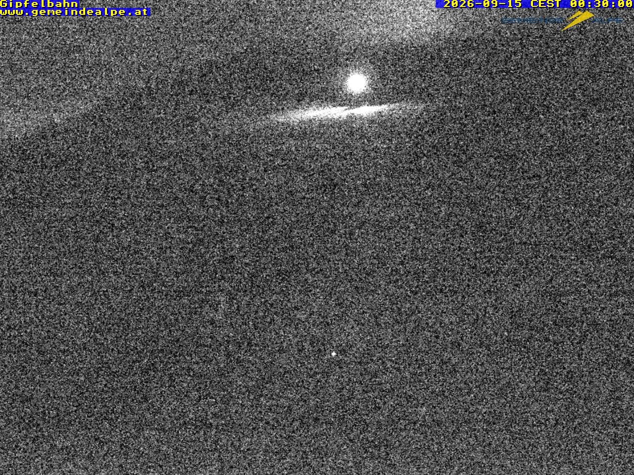 Archiv Foto Webcam Gemeindealpe Gipfelbahn und Gipfel