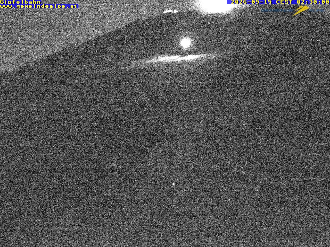 Archiv Foto Webcam Gemeindealpe Gipfelbahn und Gipfel