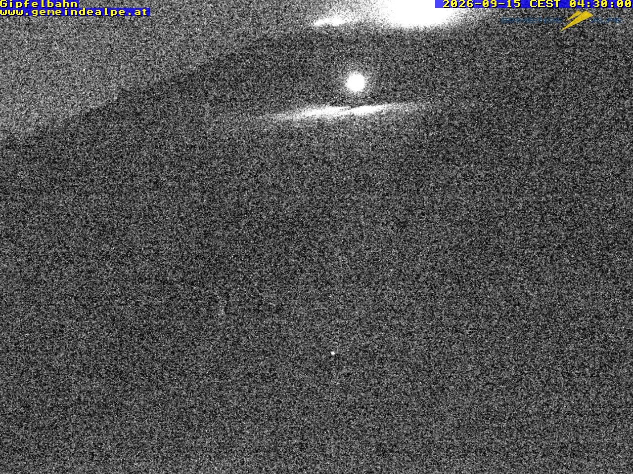 Archiv Foto Webcam Gemeindealpe Gipfelbahn und Gipfel