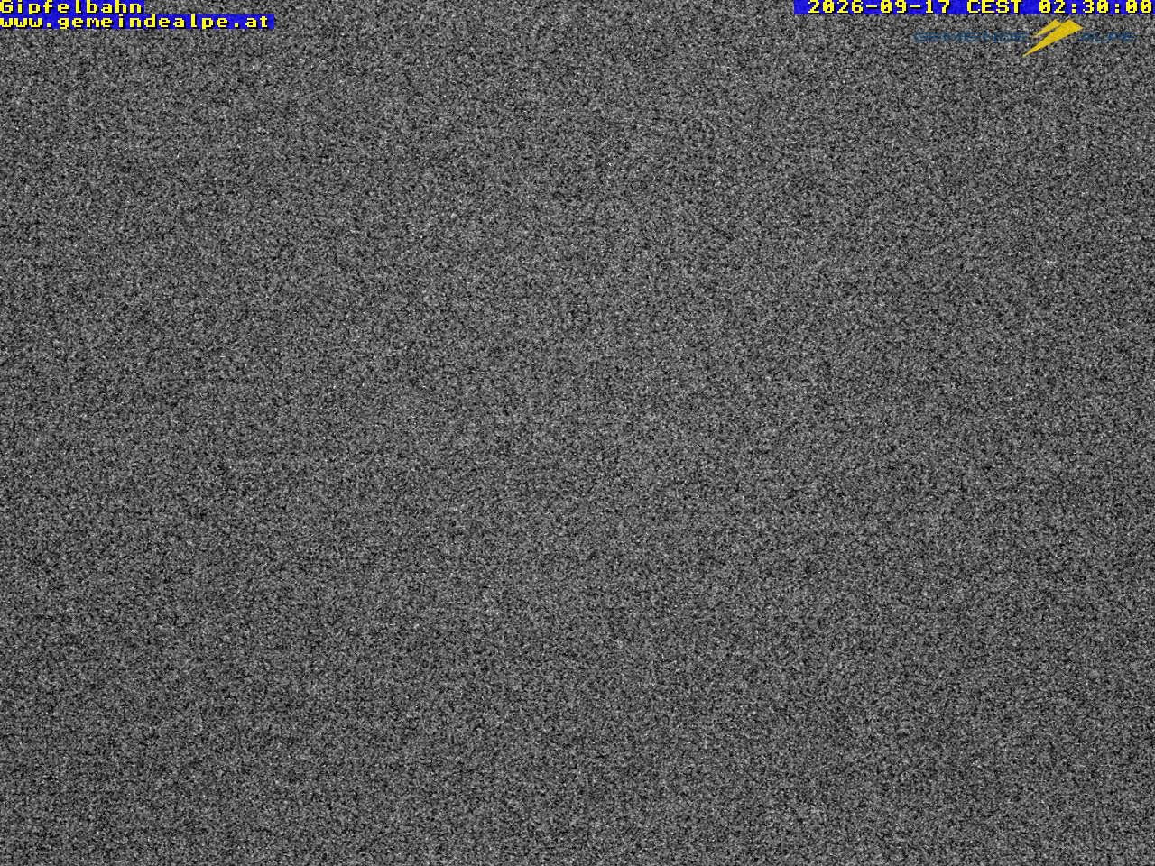 Archiv Foto Webcam Gemeindealpe Gipfelbahn und Gipfel