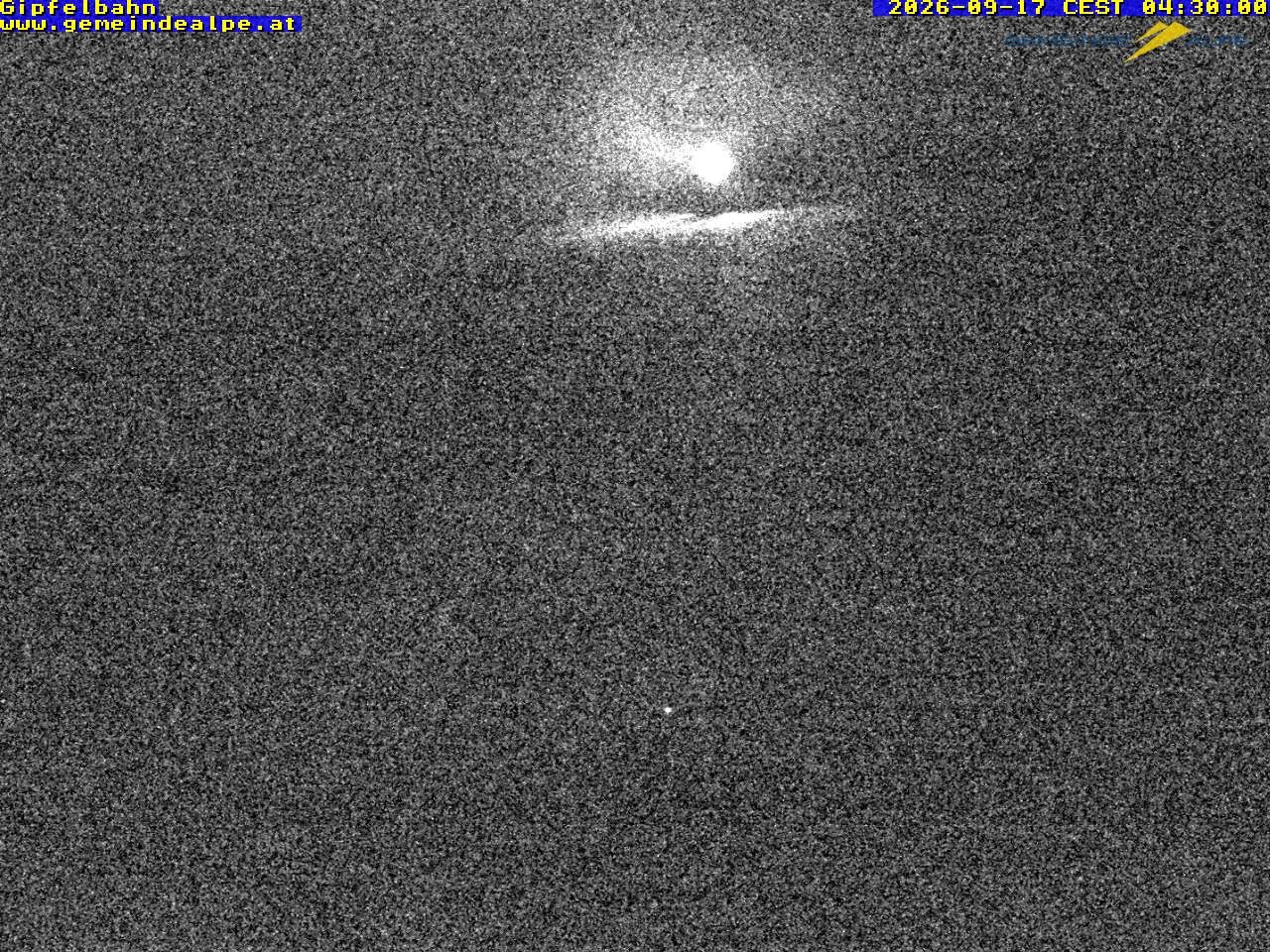 Archiv Foto Webcam Gemeindealpe Gipfelbahn und Gipfel