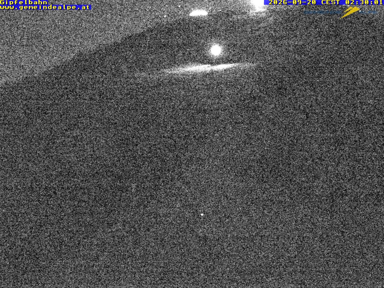 Archiv Foto Webcam Gemeindealpe Gipfelbahn und Gipfel