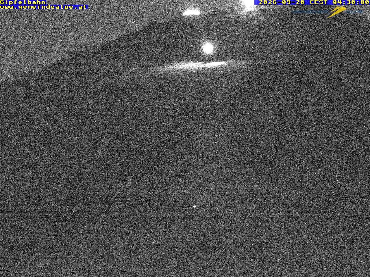 Archiv Foto Webcam Gemeindealpe Gipfelbahn und Gipfel