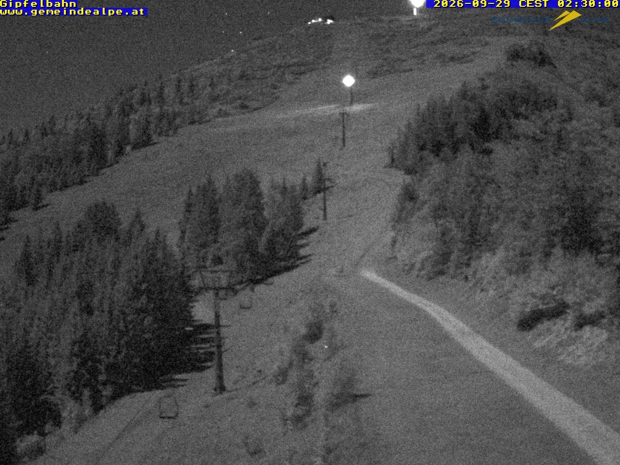 Archiv Foto Webcam Gemeindealpe Gipfelbahn und Gipfel