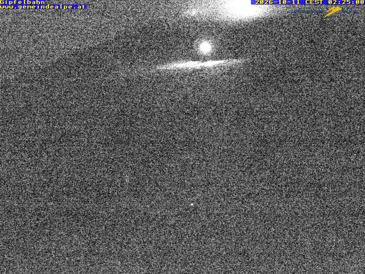 Archiv Foto Webcam Gemeindealpe Gipfelbahn und Gipfel