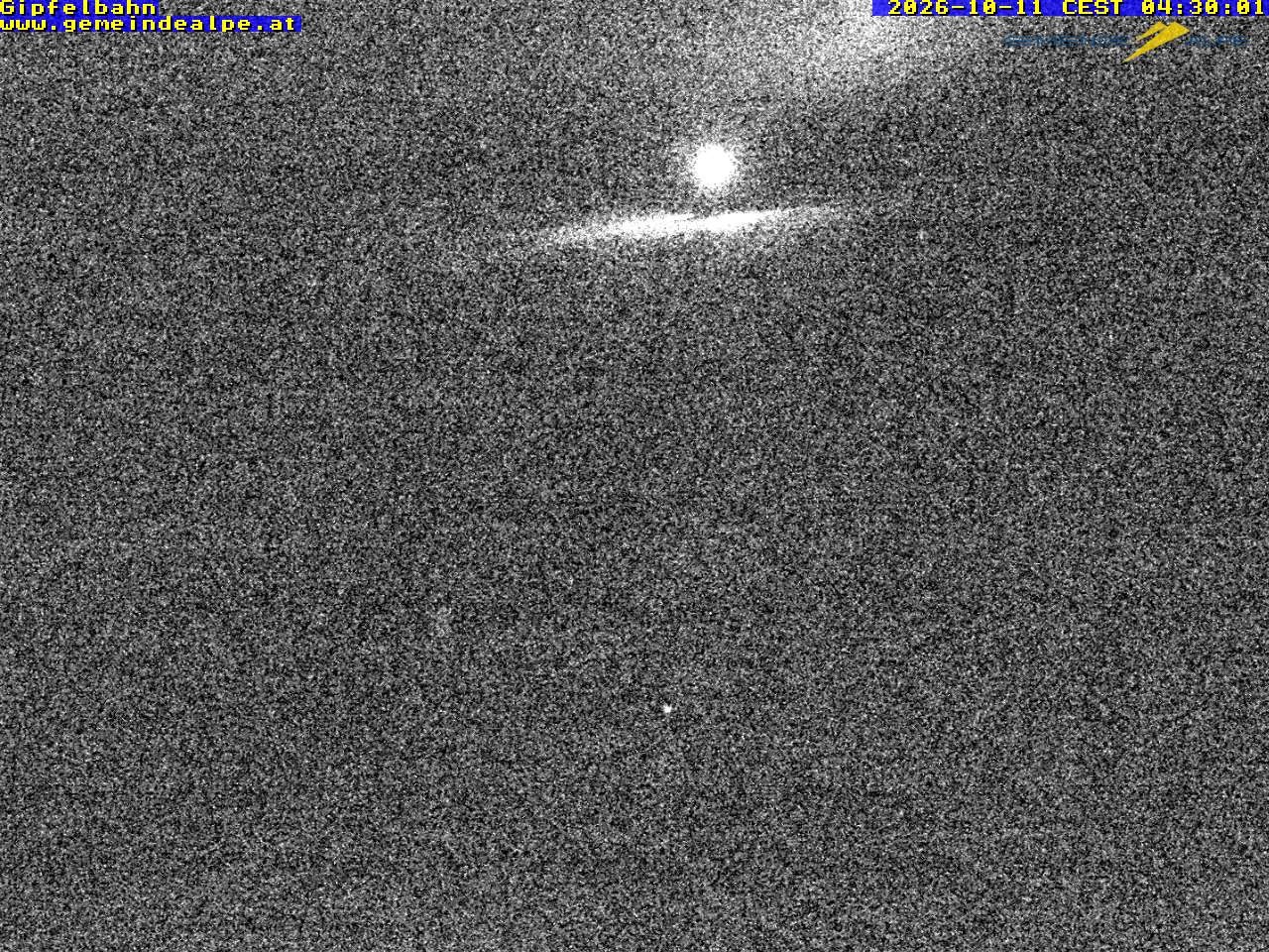 Archiv Foto Webcam Gemeindealpe Gipfelbahn und Gipfel